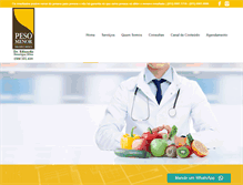 Tablet Screenshot of pesomenor.com.br
